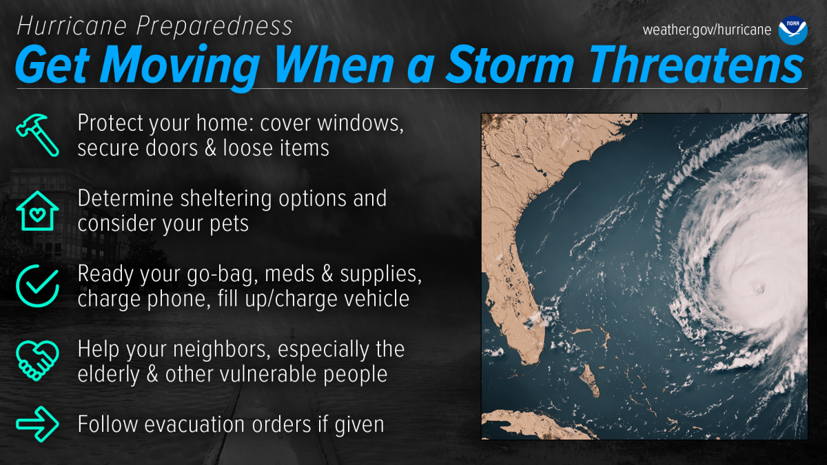 Get Moving When a Storm Threatens